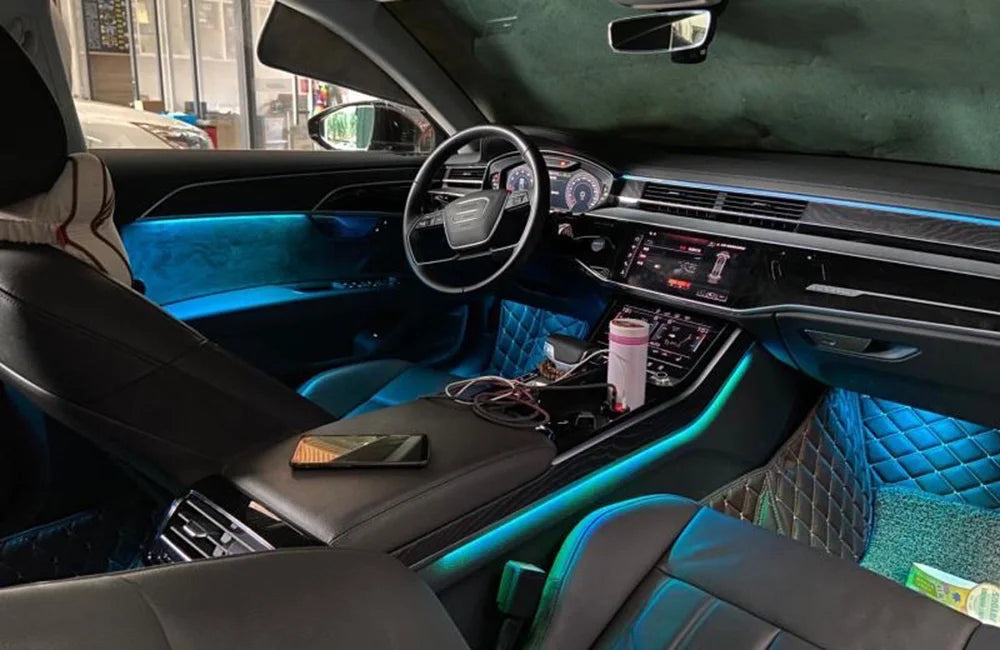 For Audi A8 D4 D5 2010-2025 Colors Mmi Control Ambient