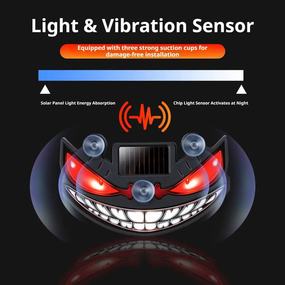 Solar Power Devil Eye Ambient Cool Face Breathing Rear