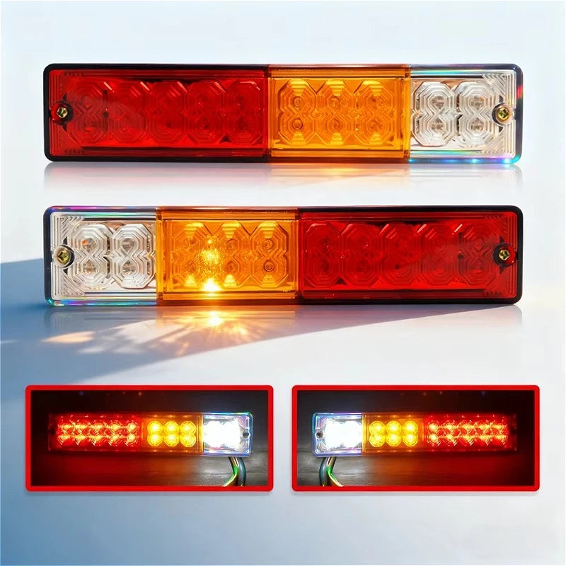 2PCS Truck Trailer Rear Tail Brake Stop Turn Signal