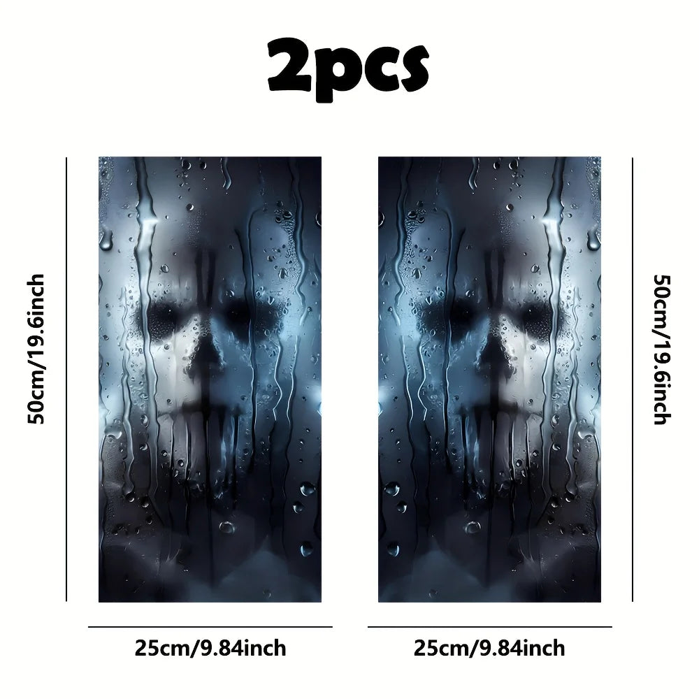 2-piece Sticker Durable vinyl-b-post Protector Ghost Design