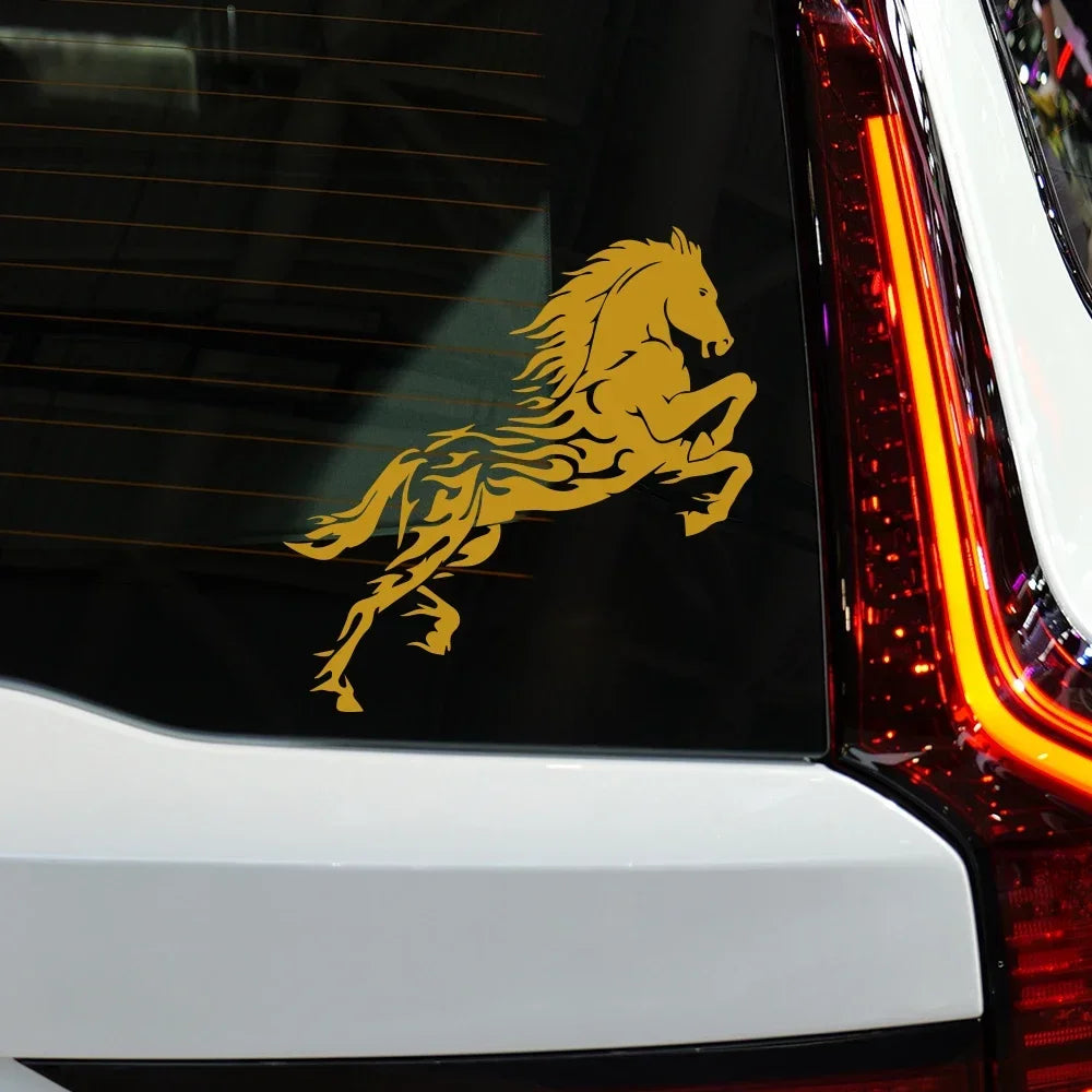 For Side Door Window Auto Styling Sticker Handsome Horse