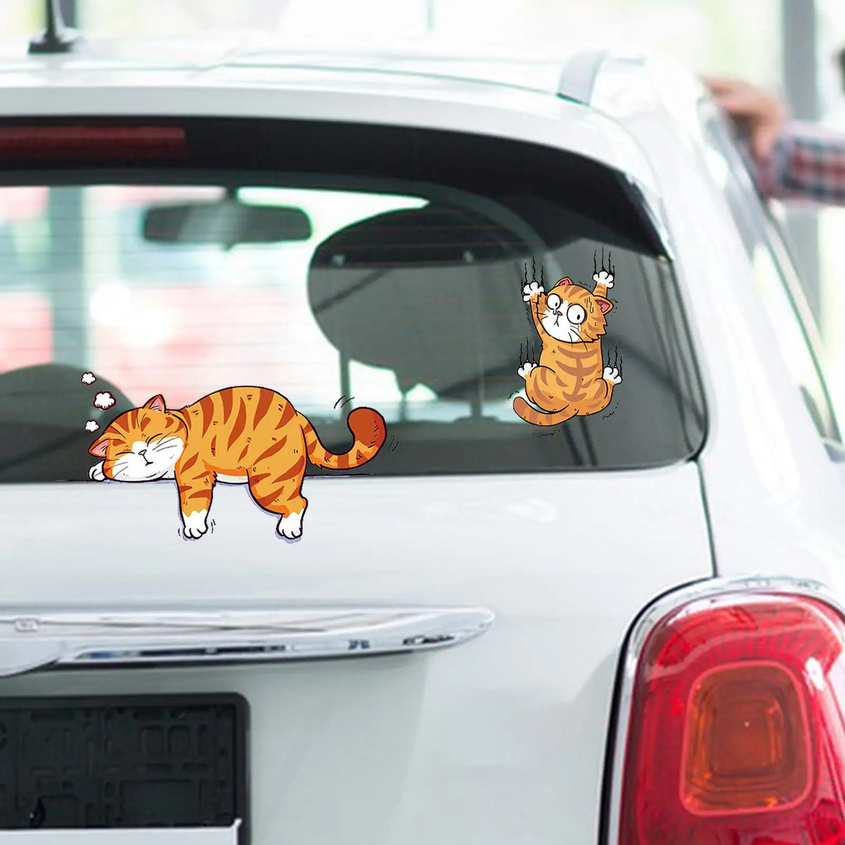 Cat Scratch Sticker Cute self-adhesive Stickers Funny Bumper