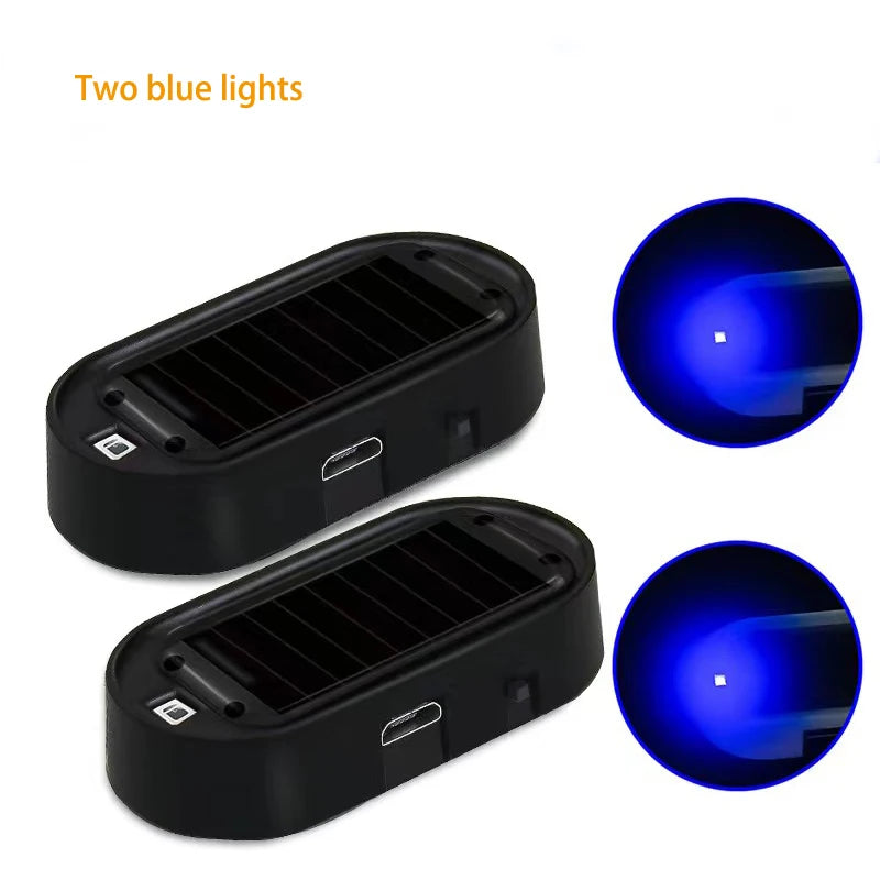 Solar Powered Fake Security Simulated Dummy Alarm Wireless