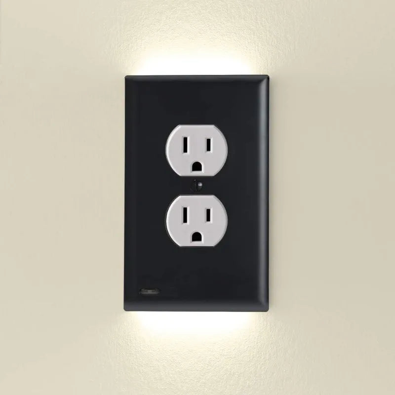 Sensor Duplex Electrical Outlet Plugboard plug-in Receptacle