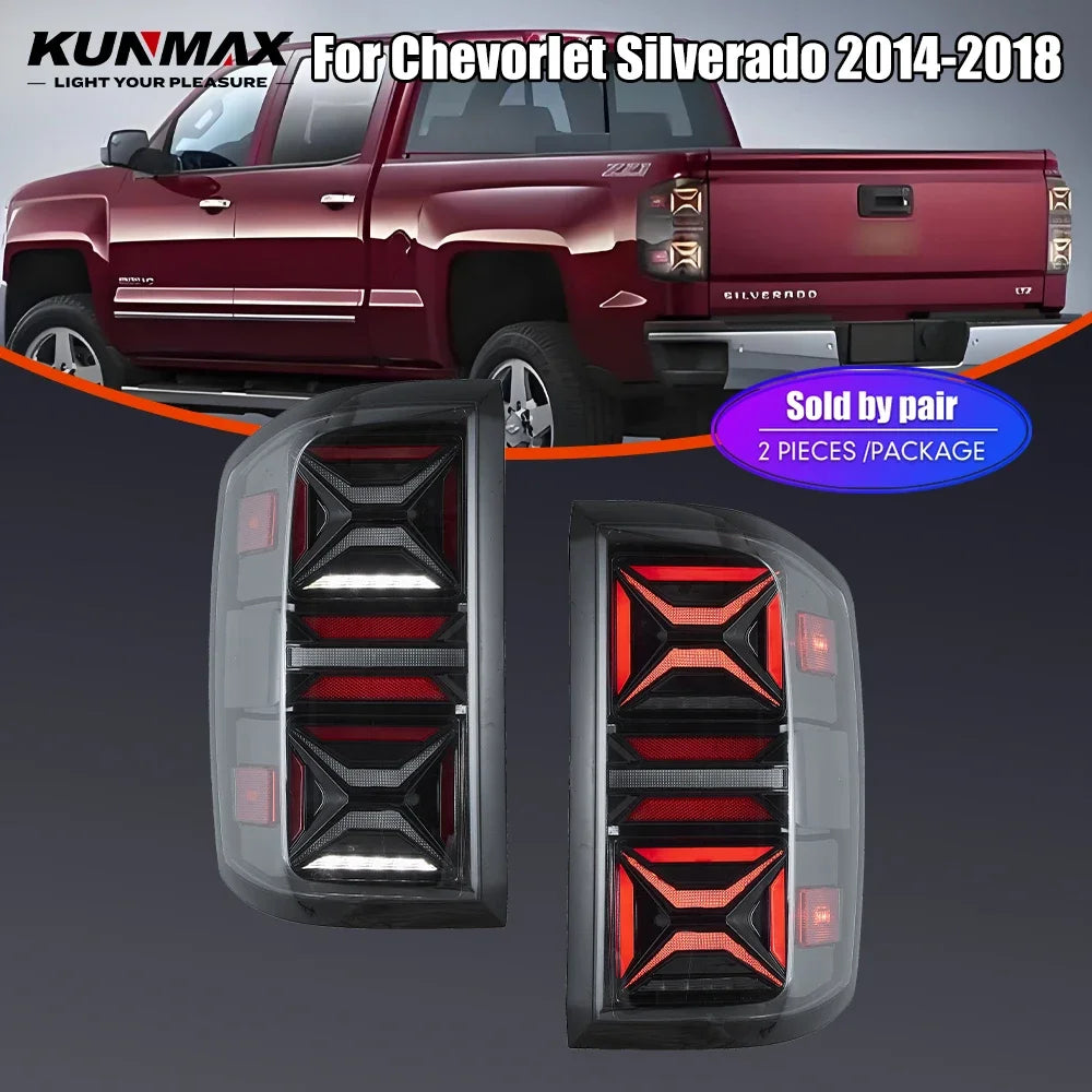 For Chevorlet Silverado 14-18 Reverse Brake Pair Tail Turning