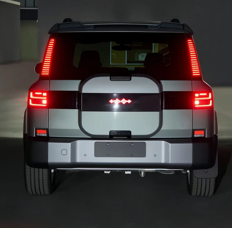For BYD Leopard 7 Titanium 7 Smoked d-pillar Fit Modified