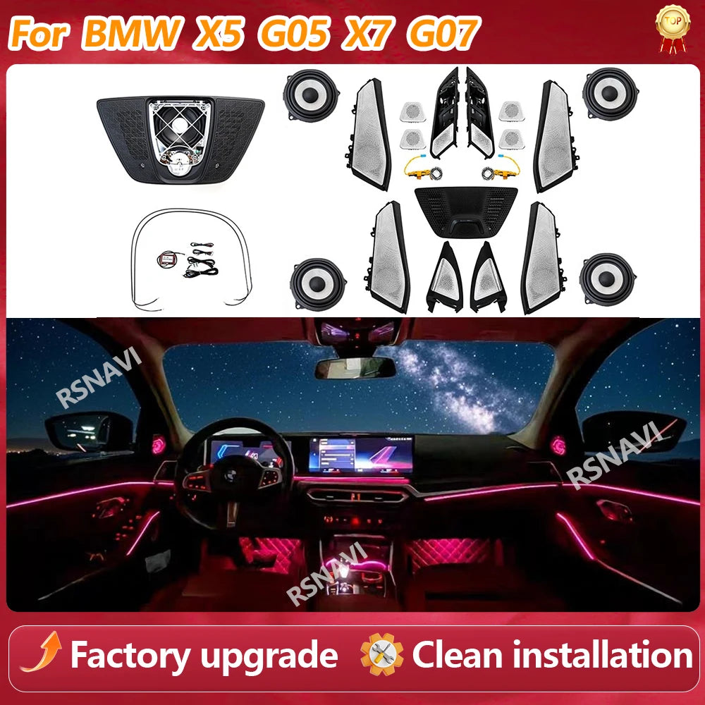 For BMW X5 X6 X7 G05 Ambient Speaker Cover G06 G07 Upgrade