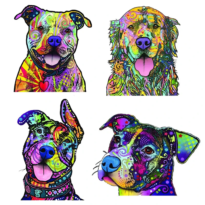 For Windows Bumpers Laptops Waterproof Pit Bull Dog Stickers