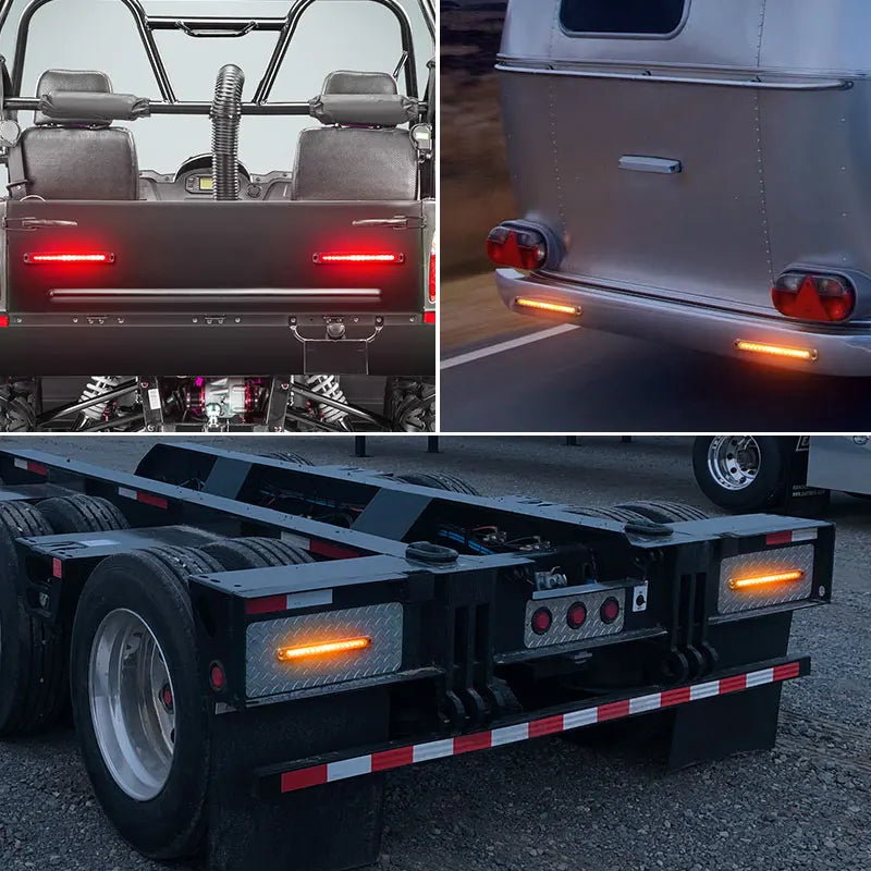 For Trailer ATV Truck Rear Tail Bar 12V 24V Brake Stop Lamps