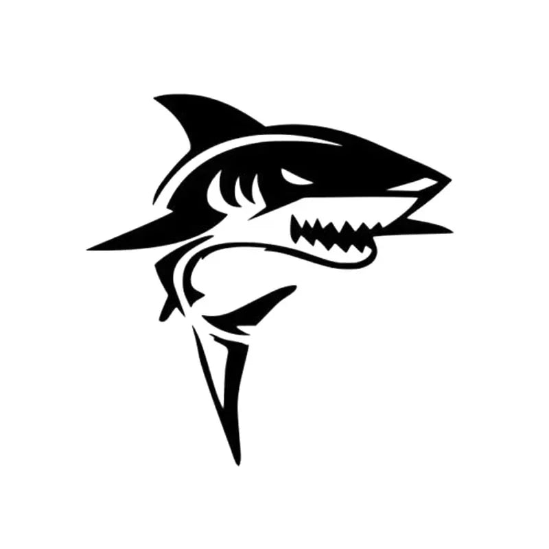 13CM Shark Sticker Stylish Sunscreen Waterproof Custom Stickers