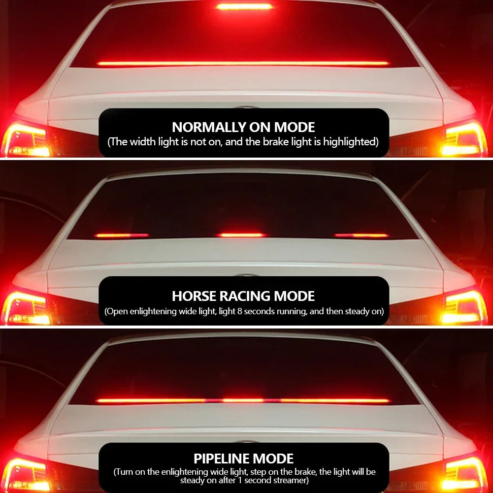 100CM Mount Brake Stop Additional Warning Turn Signal Strips
