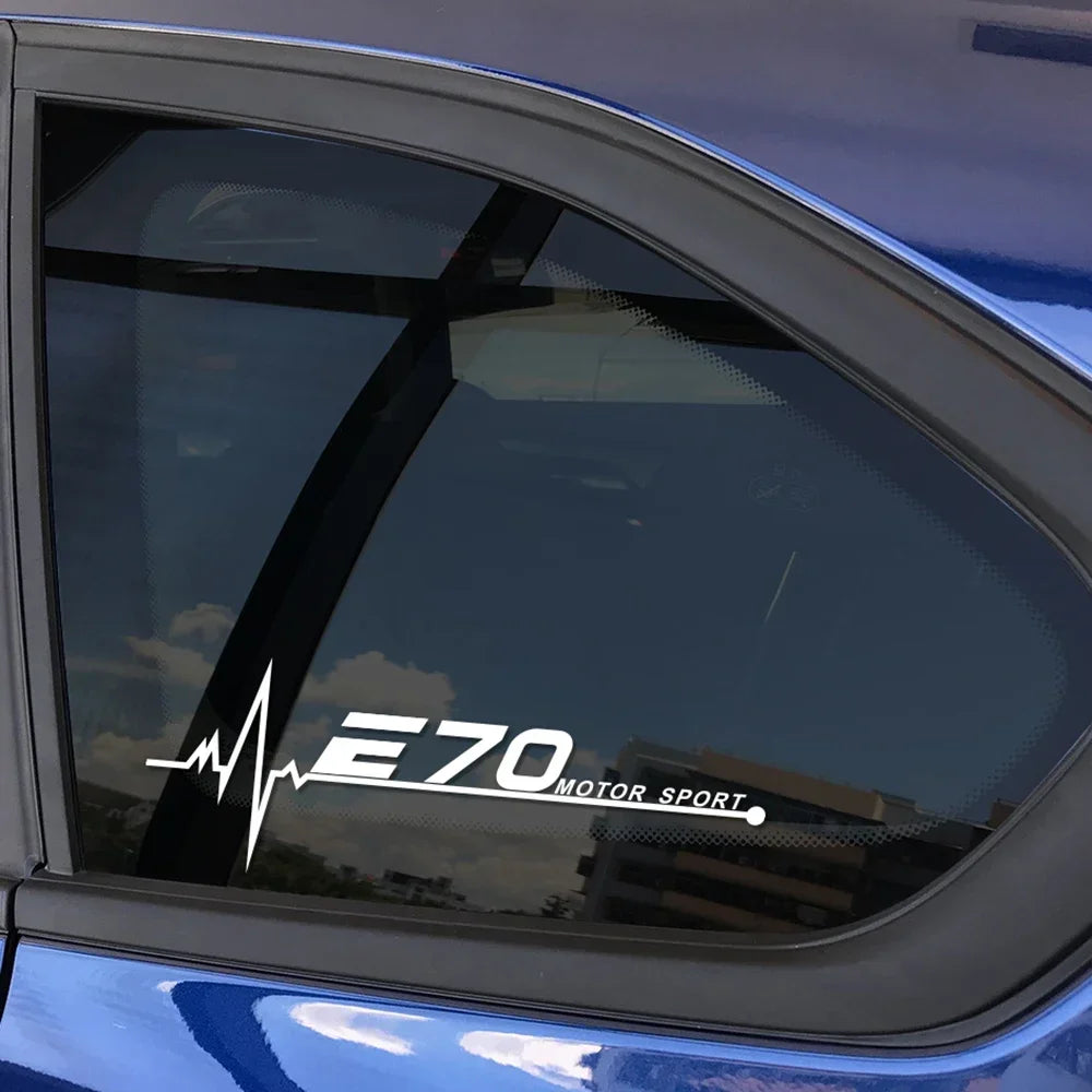 For BMW E46 E90 E91 E60 Side Window Sticker Decor Film Decal E39