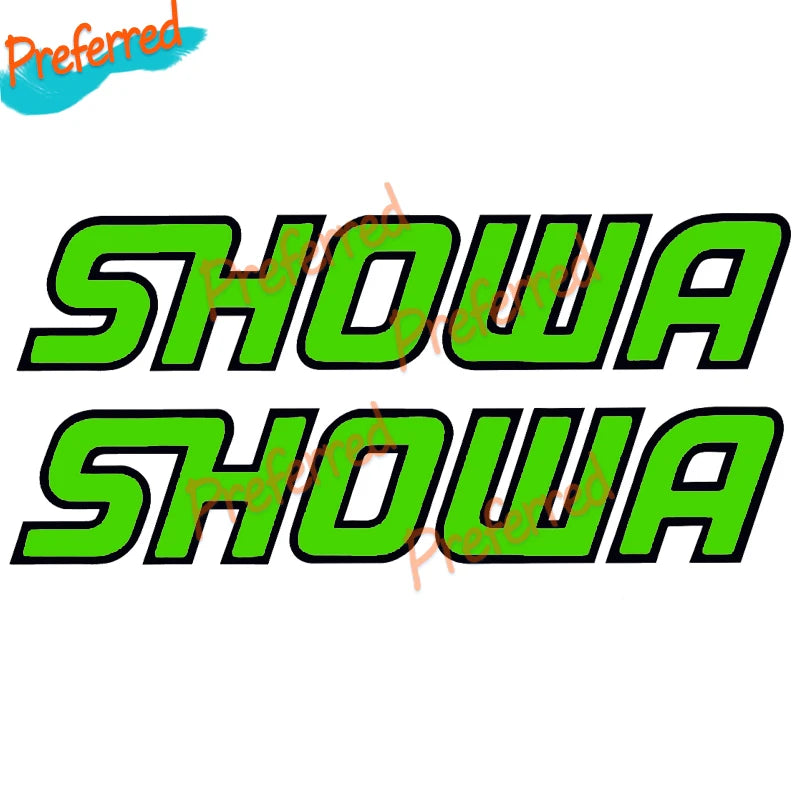 For Showa Fork Stickers Road Race Motorcycle Decal Vinyl Tail