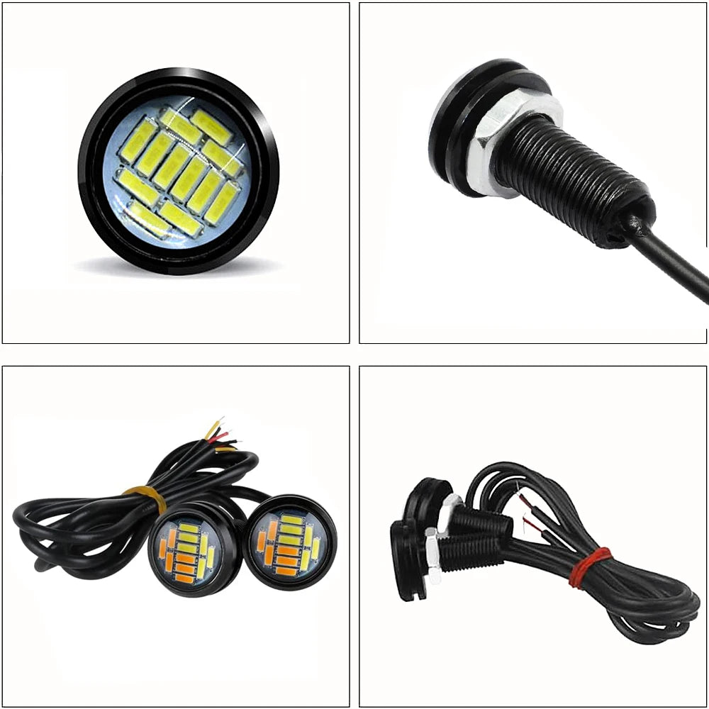 23MM 12 Eagle Eye 12V Daytime Running Backup Marker