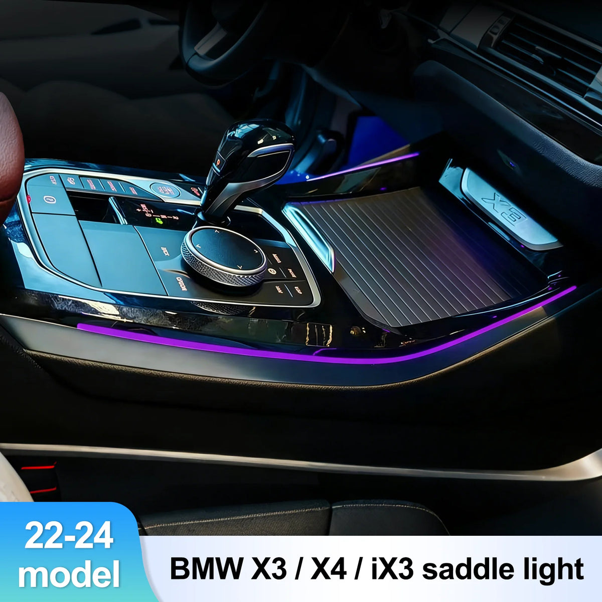 For 2022-2024 BMW X3 X4 IX3 Ezonetronics Interior Ambient Center
