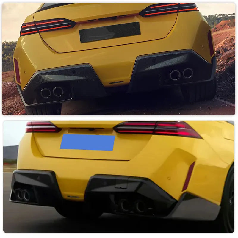 For BMW G90 G99 M5 2025 Rear Bumper Diffuser Lip Spoiler Dry