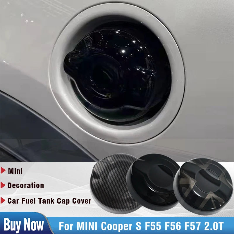 For MINI Cooper S Jcw F55 Black Flag Brand Fuel Tank Cover F56