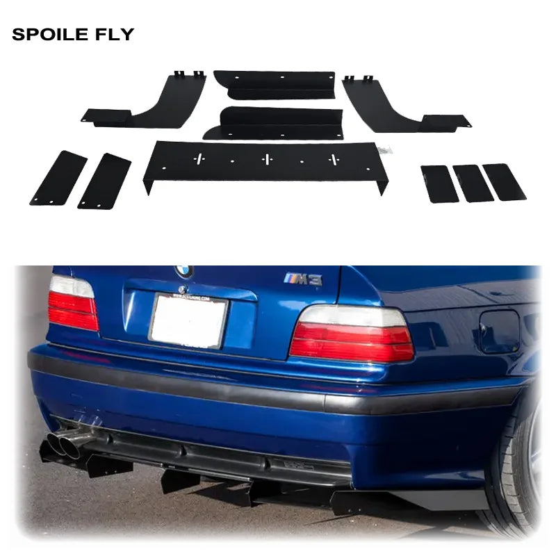 For BMW 3 Series E36 M3 10PCS 1990 2002 M Sport Fancy Wide Rear