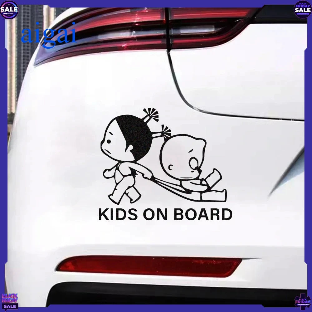 Body Window Windshield Creative Vinyl Decal Sticker Kids On