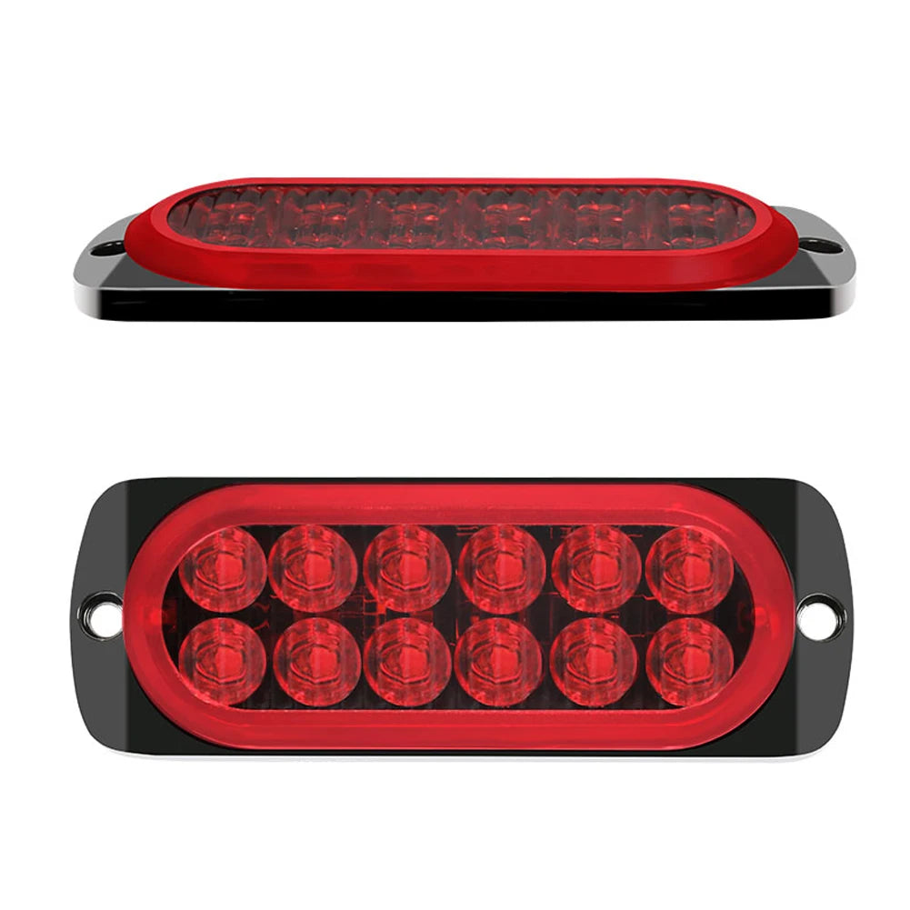 For Motorcycle Trailer Dc 12-24v Strobe Warning 12W Grill