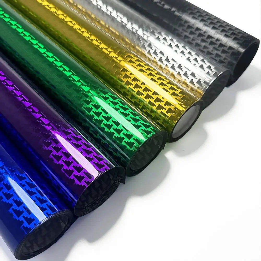 50x30cm 152x10cm Carbon Fiber Vinyl Film 3D Effect Gloss