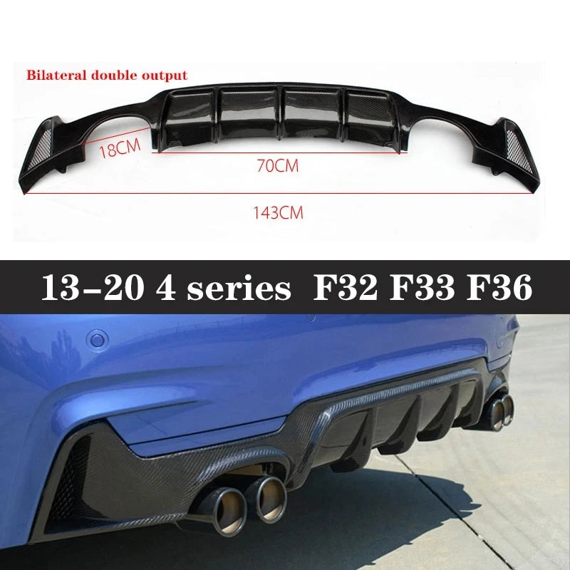 For BMW 4 Series F32 F33 F36 Upgrade Carbon Fiber Rear Bumper