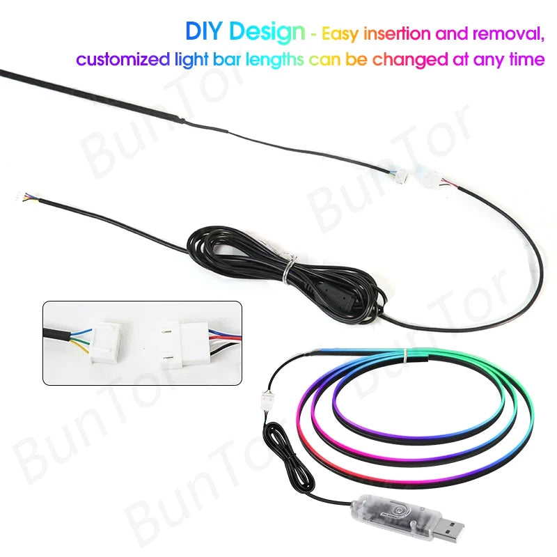 In Full RGB Ambient Rainbow Strip USB Dream Symphon