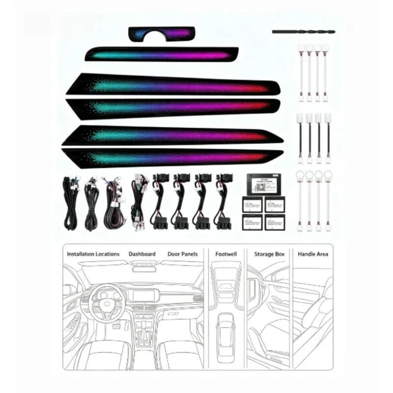 For Volkswagen Upgrade Symphony Interior Ambient Lighting Trim