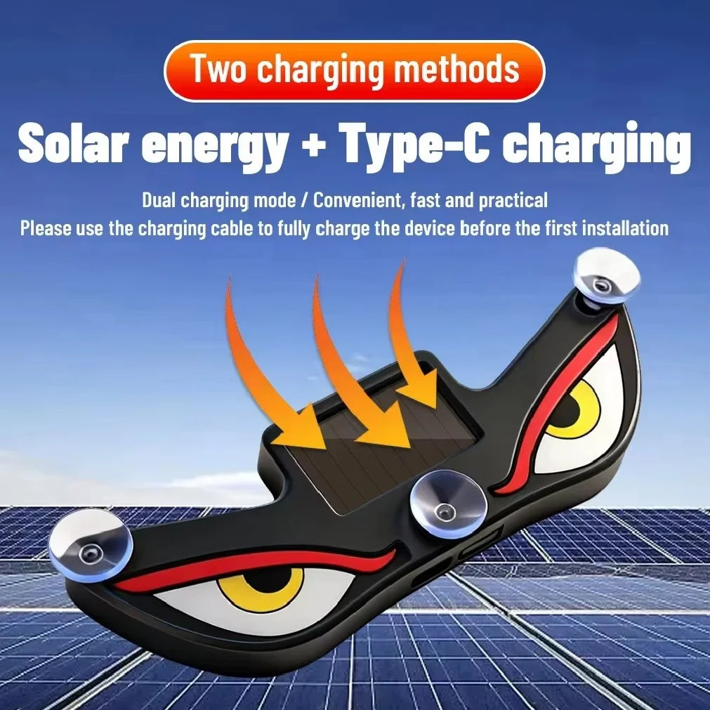 Solar Power Devil Eye Demon S Dynamic Expression Suction