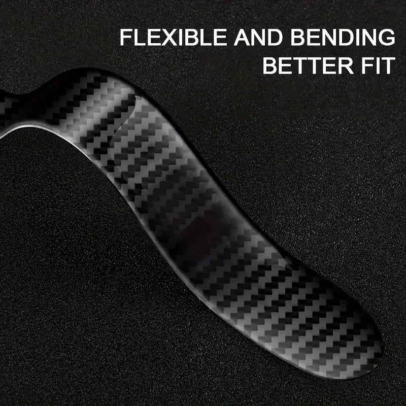 Door Handle Stick anti-collision Strip Carbon Fiber Protective