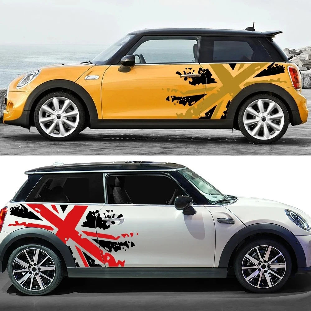 For MINI Cooper Jcw Countryman R60 2PCS Union Jack Door Side