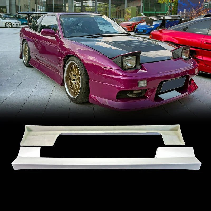 For Nissan 180SX Ur Style Side Skirt Aftermarket Tuning Body Part