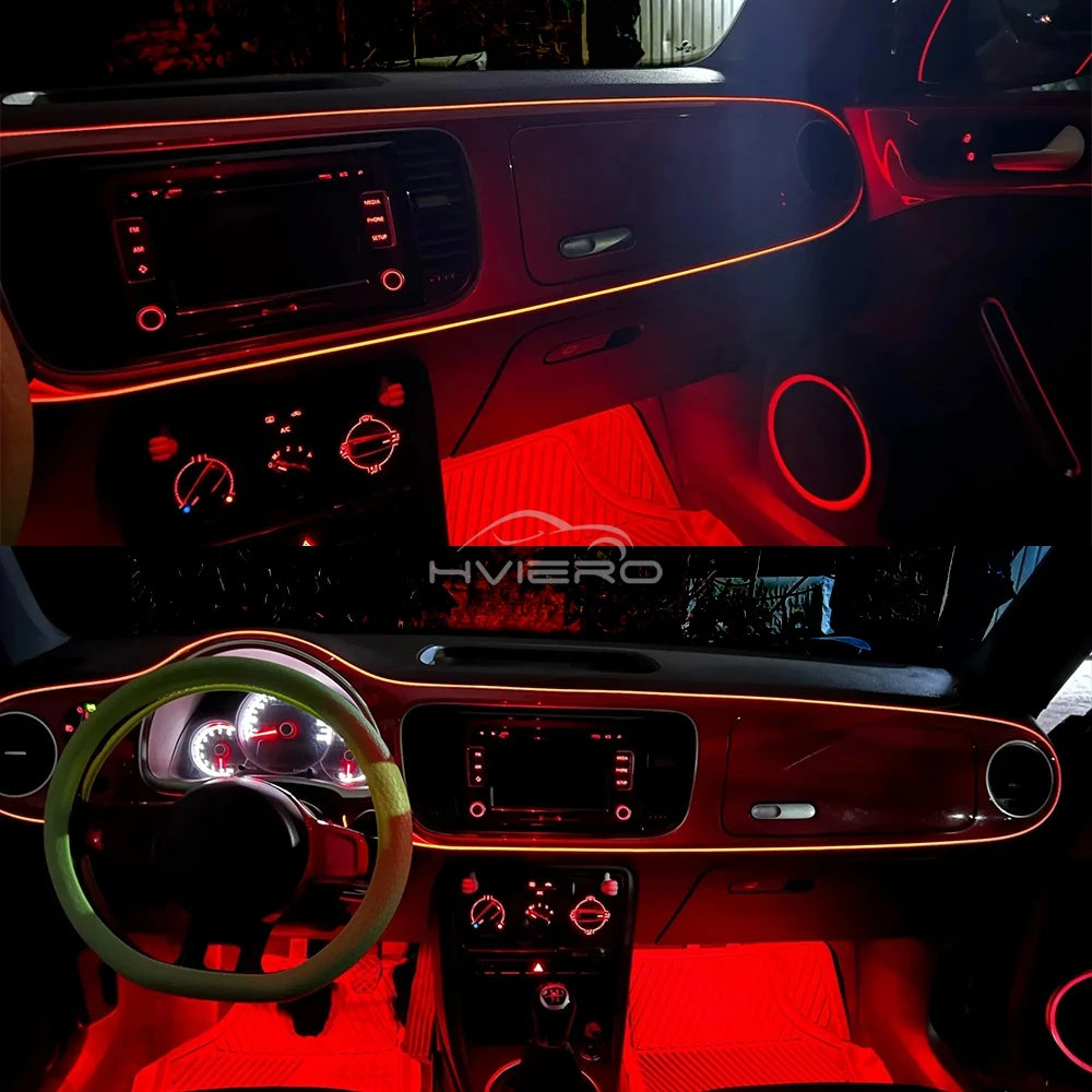5M Interior Lighting Strip 12V Instrument Panel Wire Rope