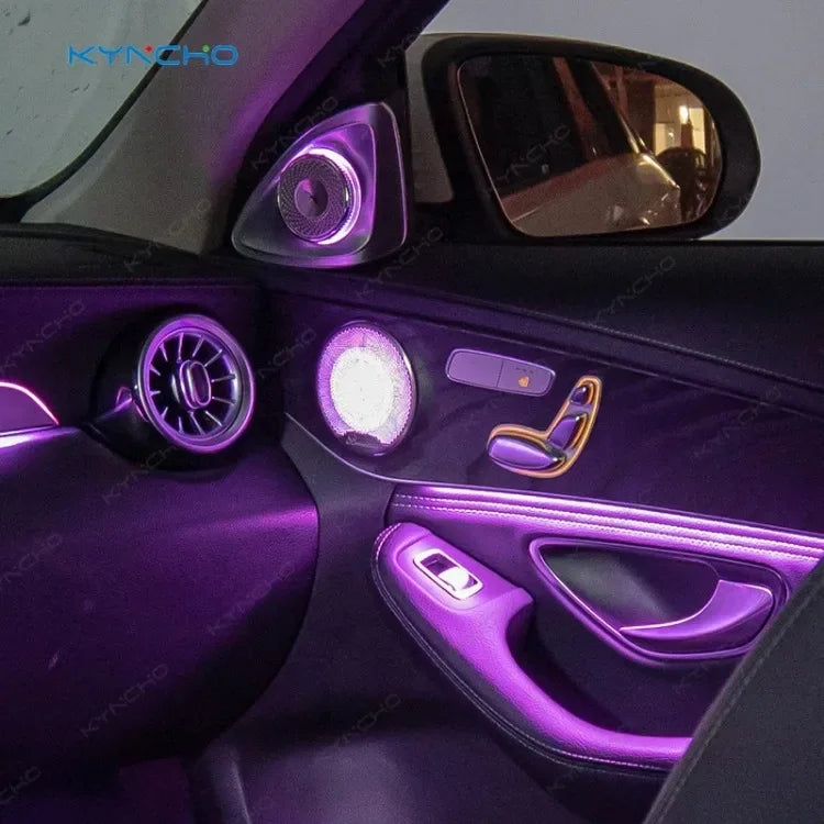 For Benz C Class W205 S205 Colors Ambient Kit RGB Bluetooth APP