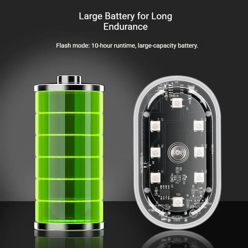 Ambient Lighting Magnetic Wireless RGB Rechargeable Interior Foot