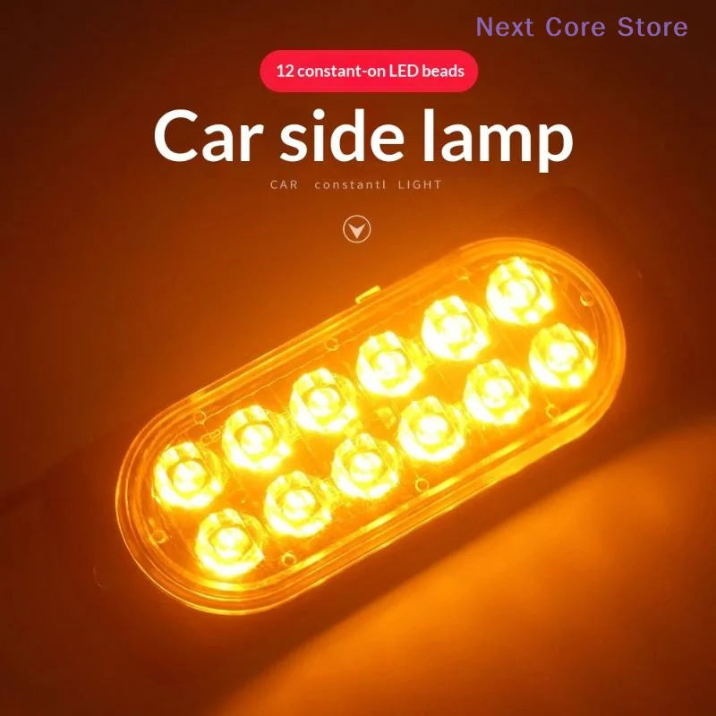 For Auto Drl Nc Strobe Emergency Flashing Beacon Warning 12V 24V