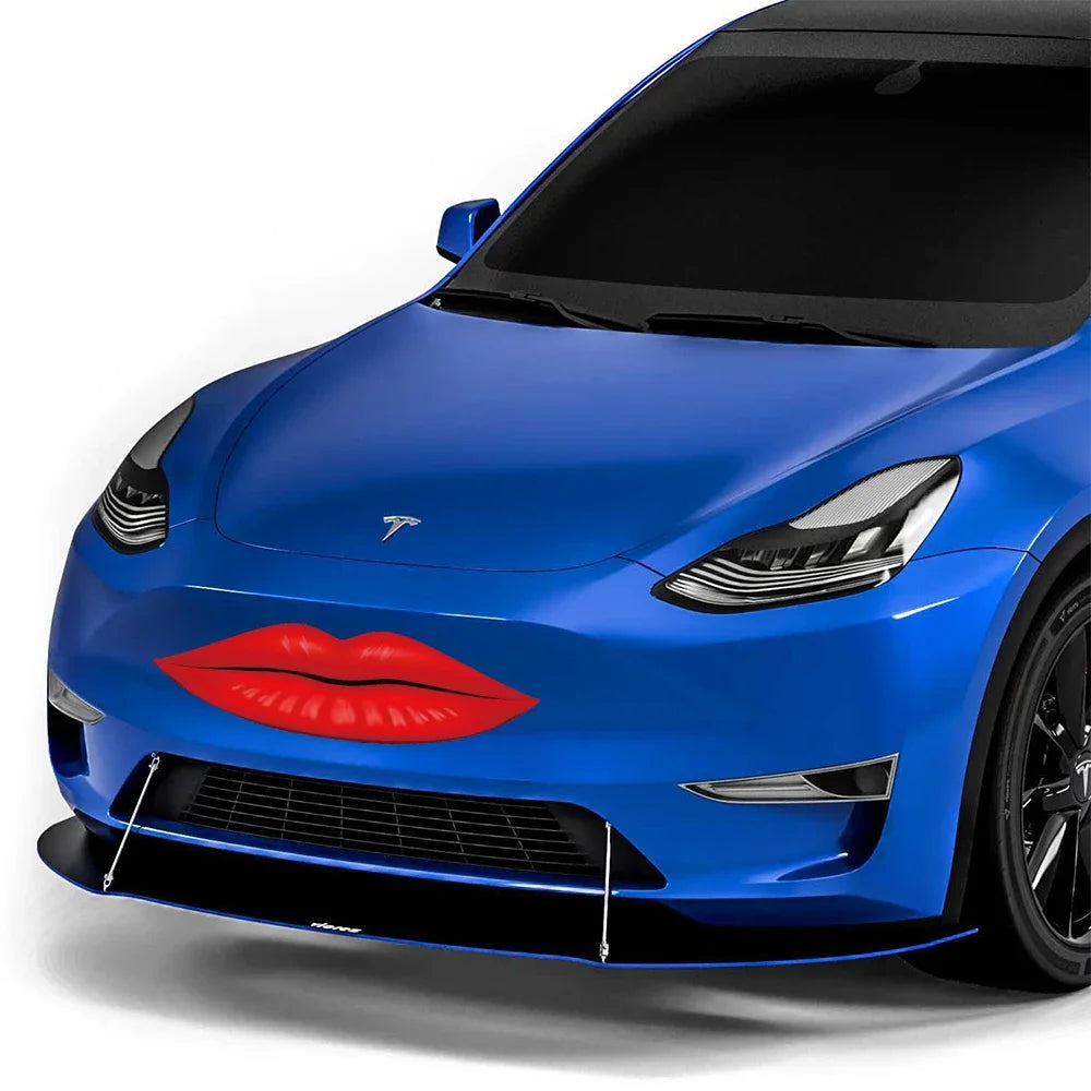 For Tesla Model 3 X Y S Custom Front Bumper Sticker Shark Mouth