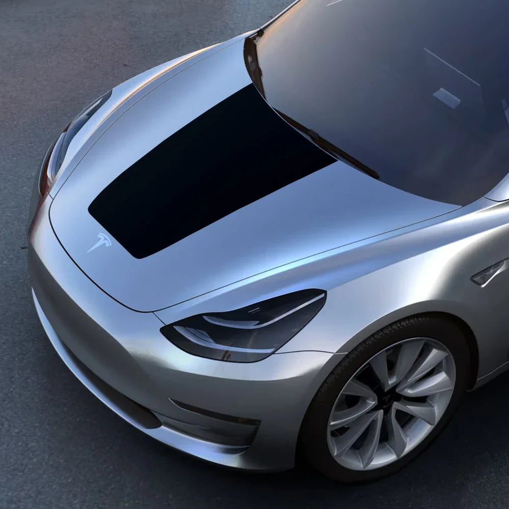 For Tesla Model 3 Y Waterproof Hood Cover Stickers Vinyl Decal