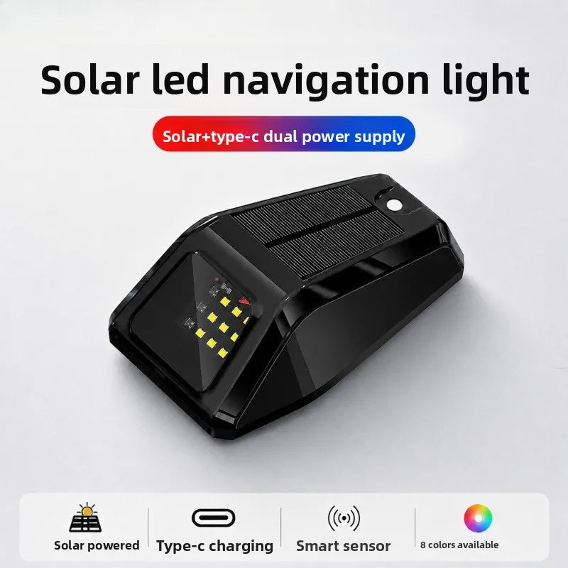 Solar Roof Warning Remote Control Mouse Truck Pickup Modification