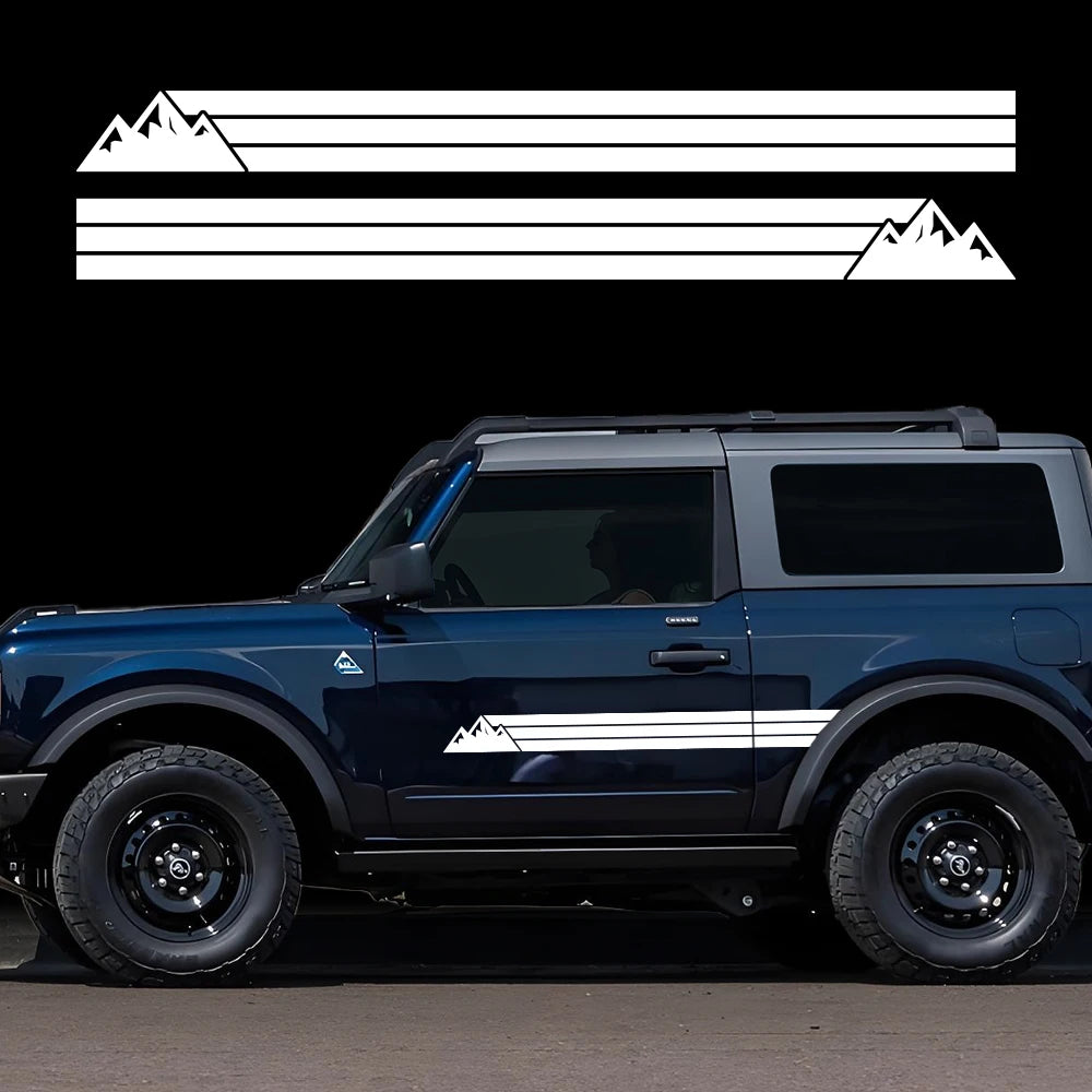 For Ford Bronco Wrapping Vinyl Film Sticker Door Side Stickers