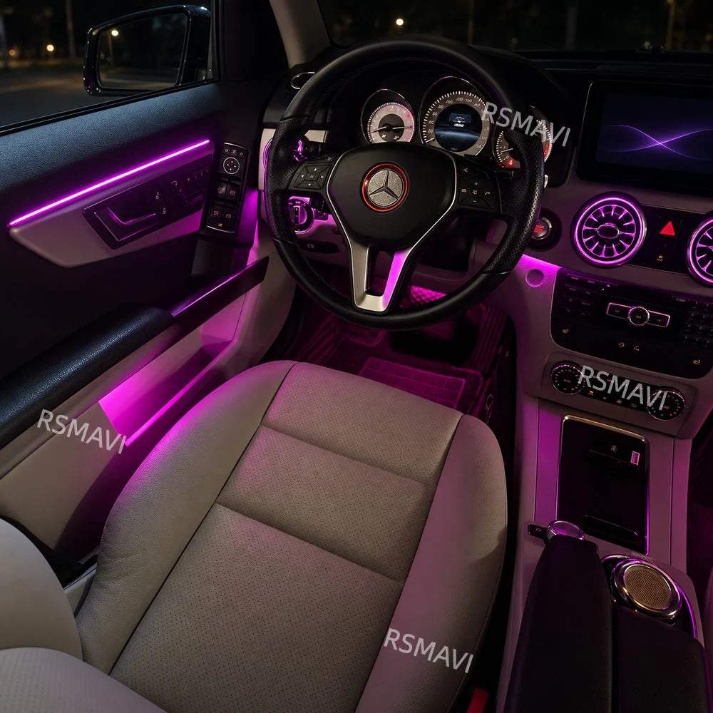 For Mercedes-Benz Glk X204 2008-2014 Interior Ambient Lighting