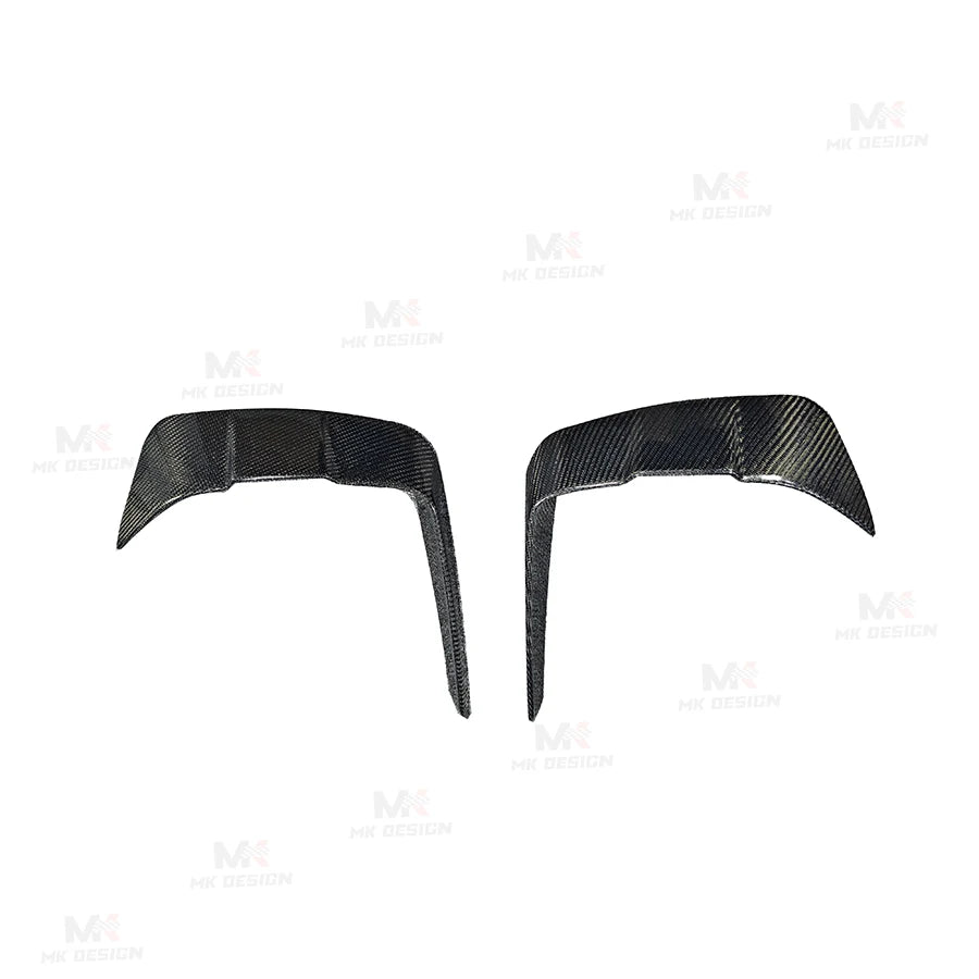For BMW 8 Series G14 G15 Carbon Fiber Front Bumper Splitters