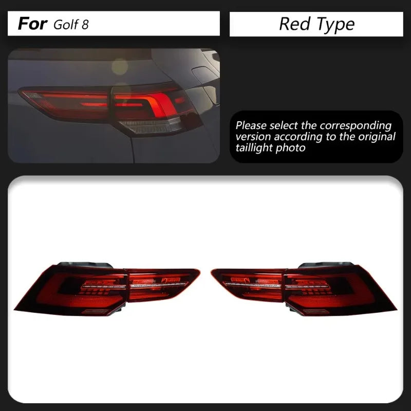 Parts Brake Taillights Assembly Red Lens Rear Lamps