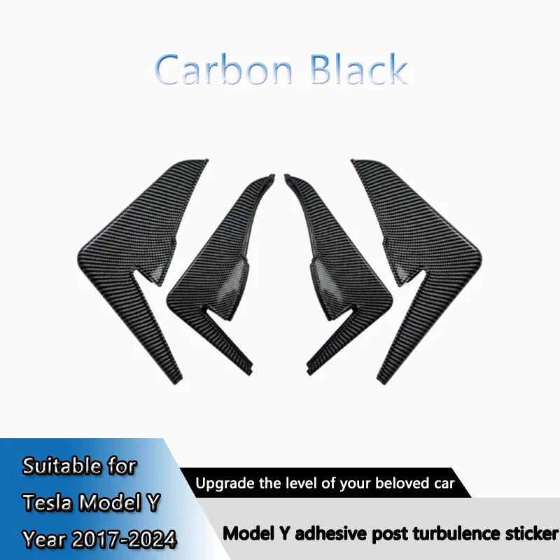 For Tesla Model Y 2017-2024 Exterior 1SET Black Rear Lip Spoiler