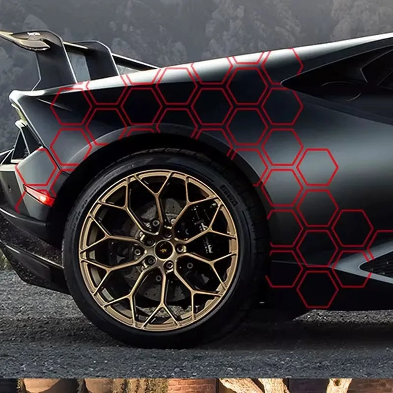 Sticker Honeycomb Graphics Film Cars Body Decor Stickers Exterior