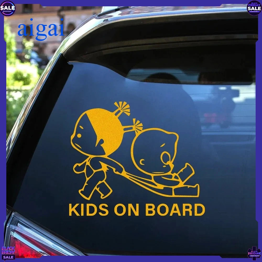 Body Window Windshield Creative Vinyl Decal Sticker Kids On