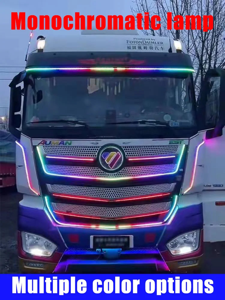 24V Monochrome Refitted Trucks Atmosphere Buses Daytime Running