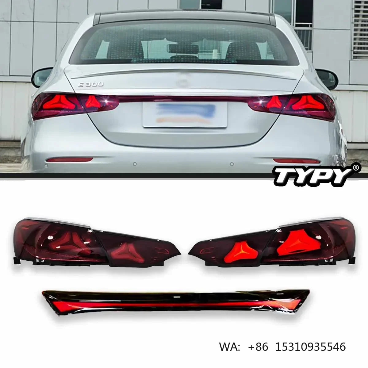 For Benz E Class W213 Taillight 2021-2023 Projetor Tail Daytime