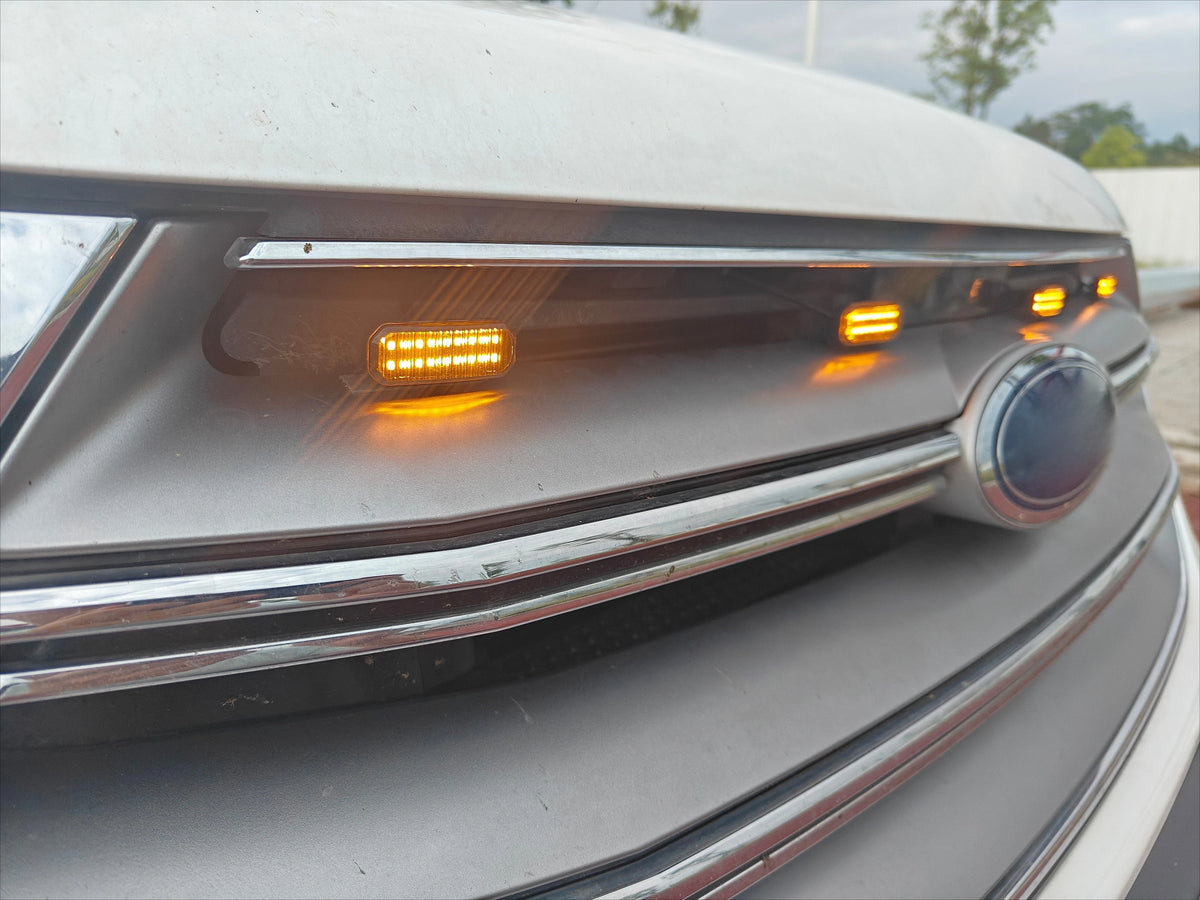 For Ford Edge LED Front Grille Daytime Running Yellow Small