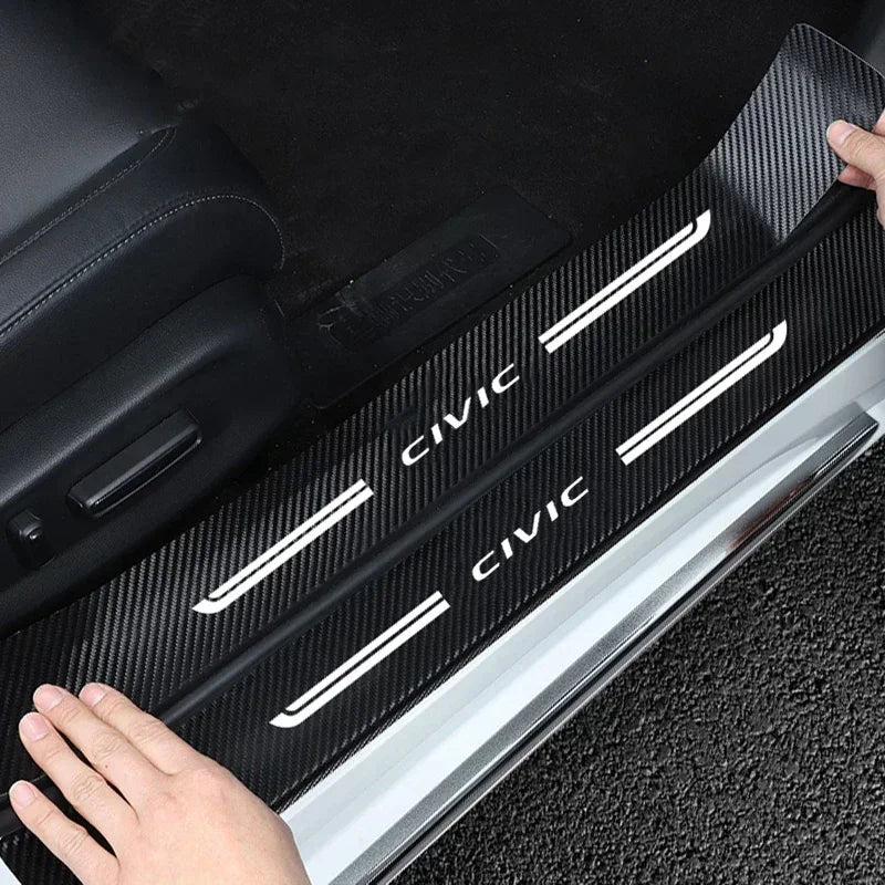 For Honda Civic Logo 2016 2017 2018 2019 2020 2021 Door Sill